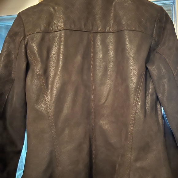 Danier brown leather jacket - Picture 4 of 5
